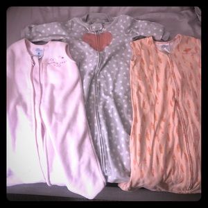 Three pack of sleep sacks